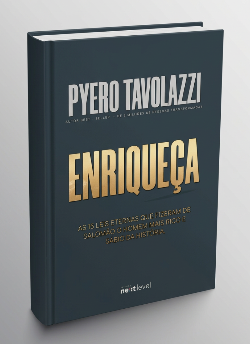 Capa do livro Enriqueça, de Pyero Tavolazzi